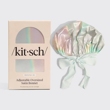 Adjustable Oversized Satin Bonnet- Aura KITSCH
