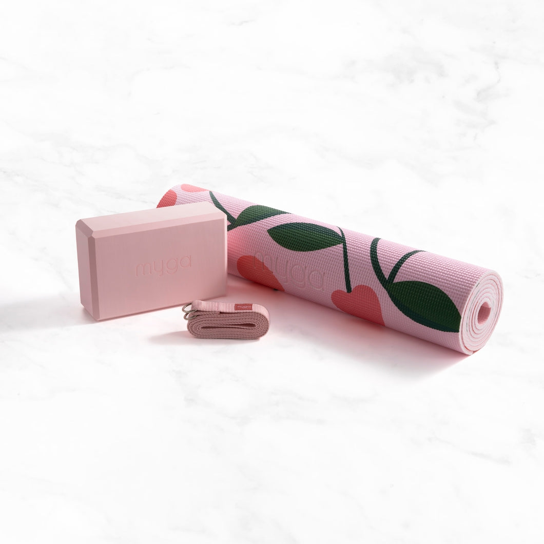 Printed Yoga Starter Kit - Cherry Myga Eco