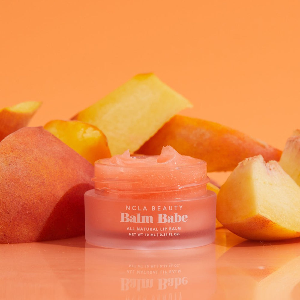 Balm Babe Peach Lip Balm NCLA BEAUTY