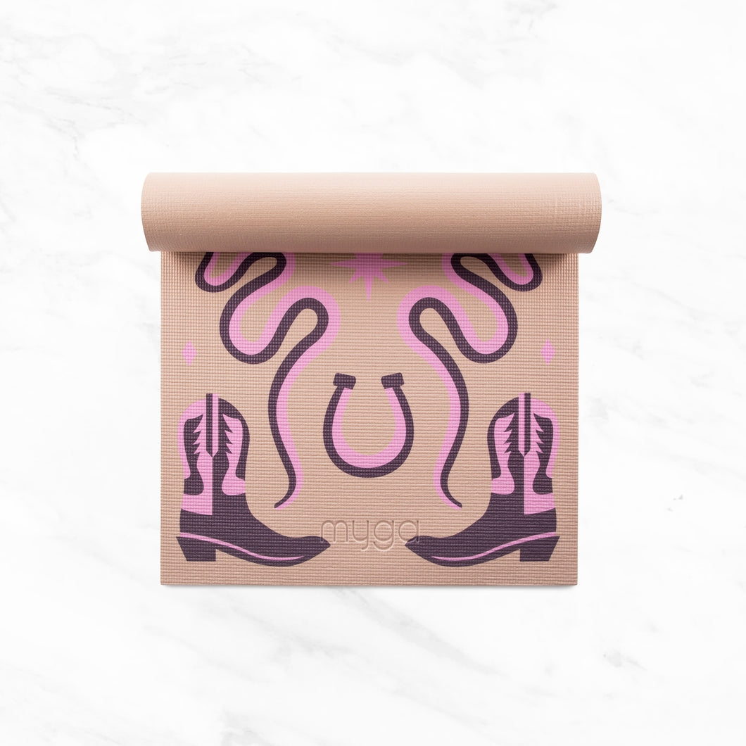 Printed Yoga Starter Kit - Cow Girl Myga Eco