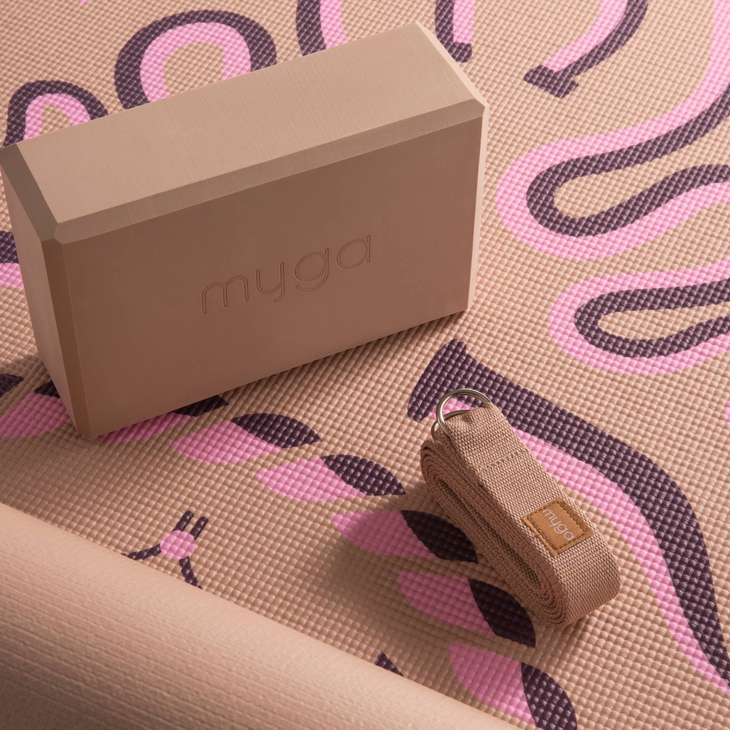 Printed Yoga Starter Kit - Cow Girl Myga Eco