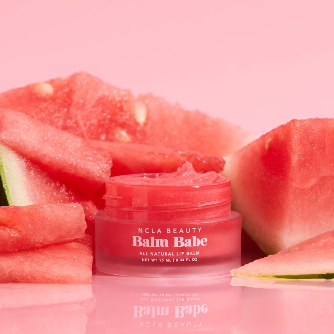 Balm Babe Pink Watermelon Lip Balm NCLA BEAUTY