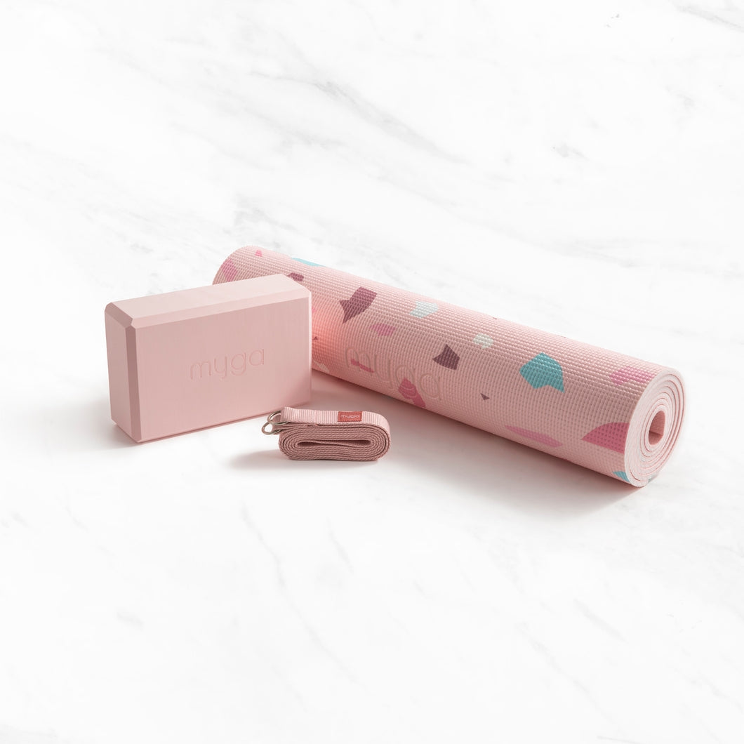 Printed Yoga Starter Kit - Terazzo Myga Eco