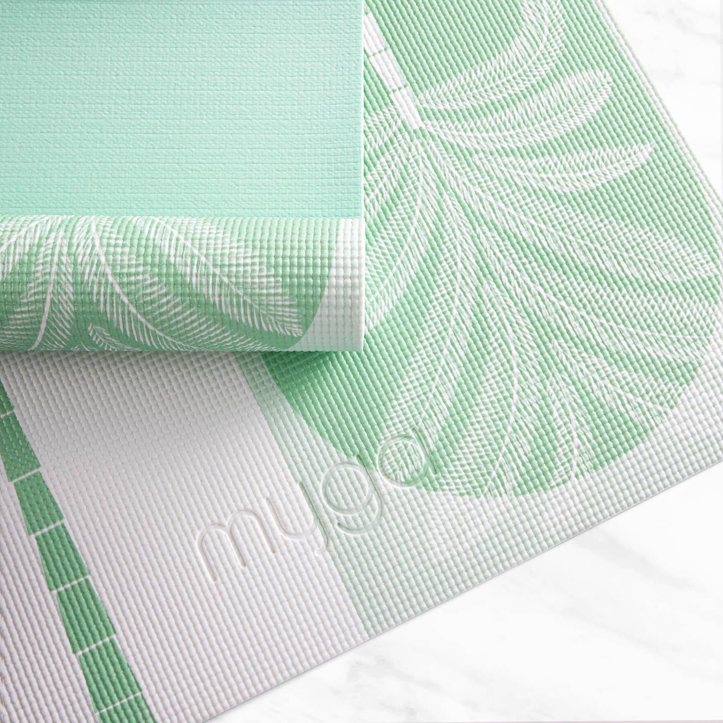 Printed Yoga Mat 6MM - Sage Palm Myga Eco