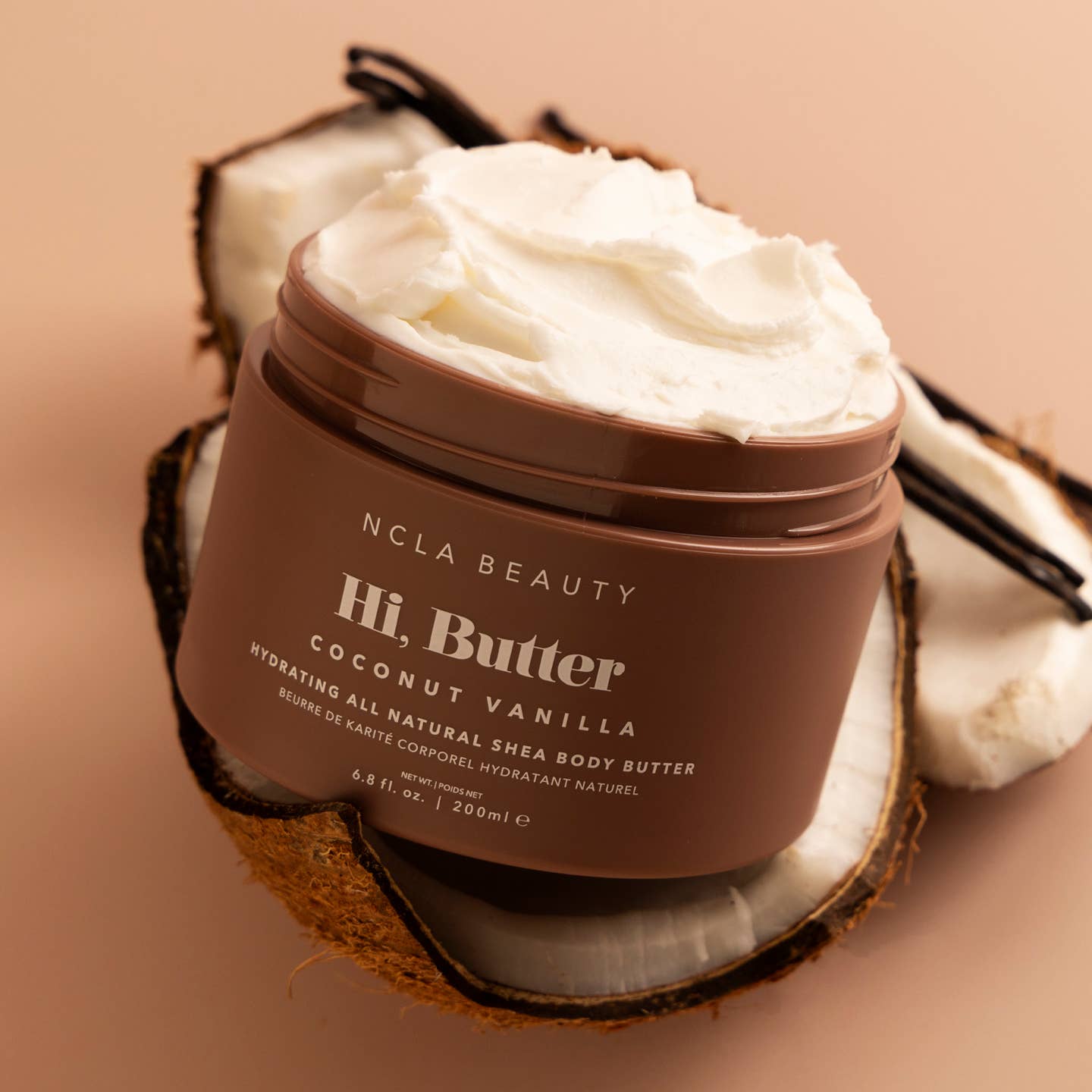 Hi, Butter All Natural Shea Body Butter - Coconut Vanilla NCLA BEAUTY