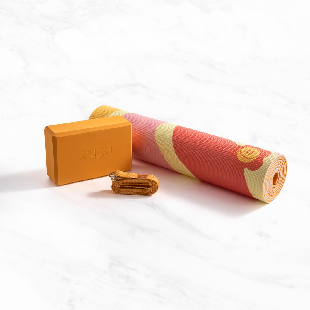 Printed Yoga Starter Kit - Groovy Myga Eco