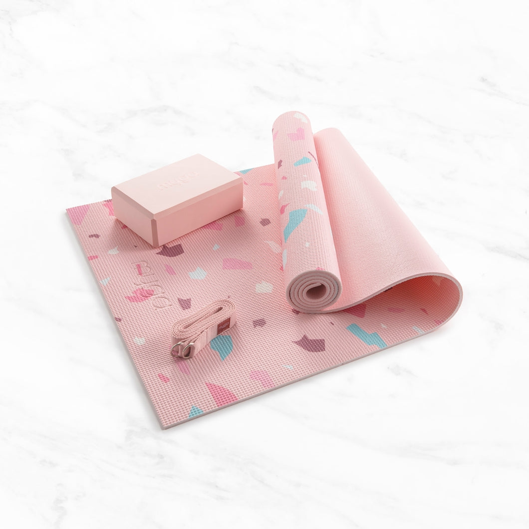 Printed Yoga Starter Kit - Terazzo Myga Eco