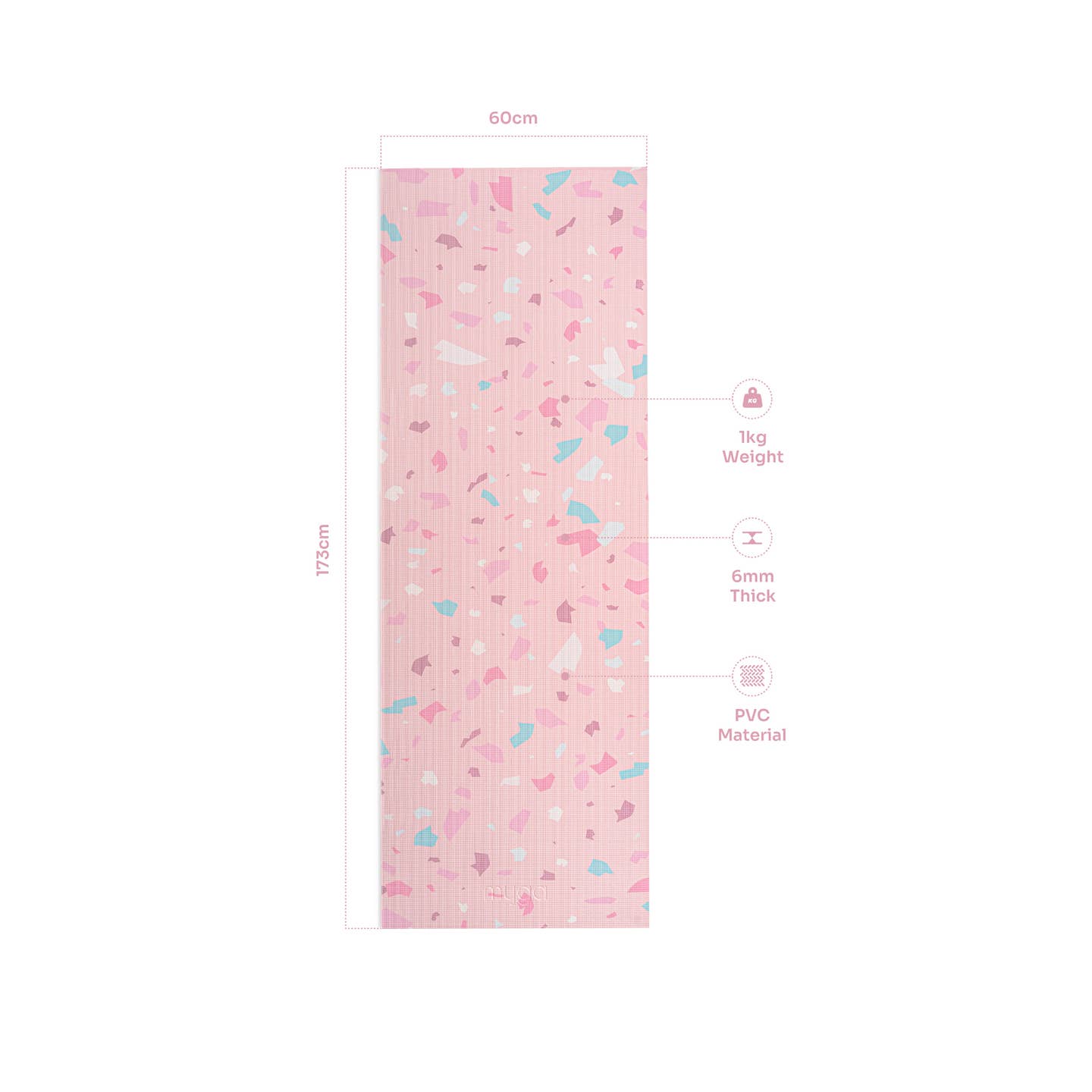 Printed Yoga Mat 6MM - Palm Myga Eco