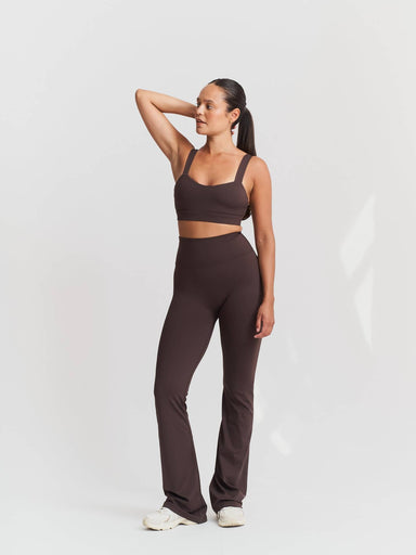 Softsculpt Flared Leggings - Espresso Sisterly Tribe