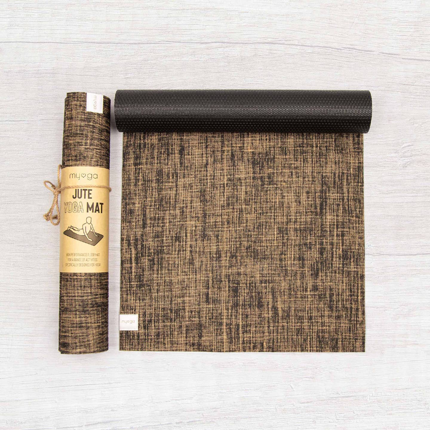 Jute Yoga Mat with Ultra Grip (5MM) Myga Eco