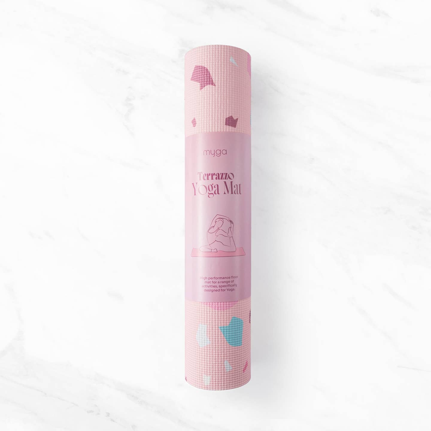 Printed Yoga Mat 6MM - Palm Myga Eco
