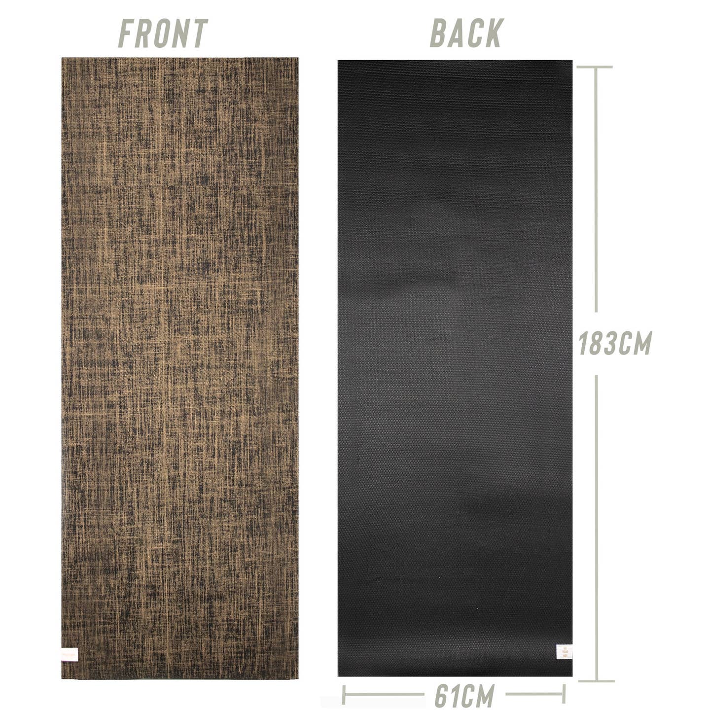 Jute Yoga Mat with Ultra Grip (5MM) Myga Eco