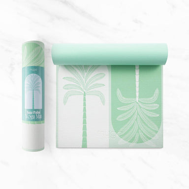 Printed Yoga Mat 6MM - Sage Palm Myga Eco