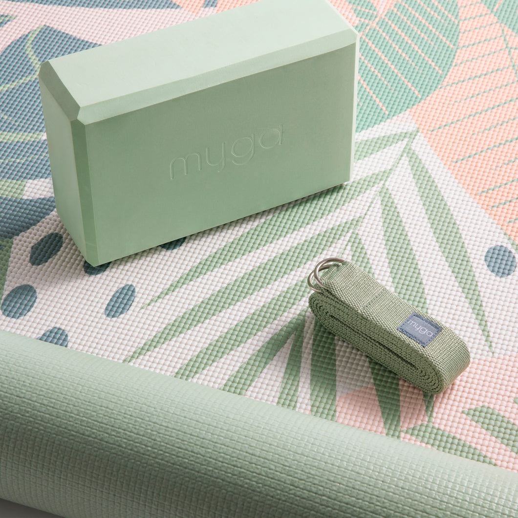 Printed Yoga Starter Kit - Palm Sugarmat