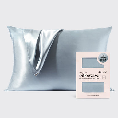 Satin Pillowcase - Haze Blue KITSCH