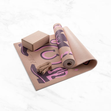Printed Yoga Starter Kit - Cow Girl Myga Eco