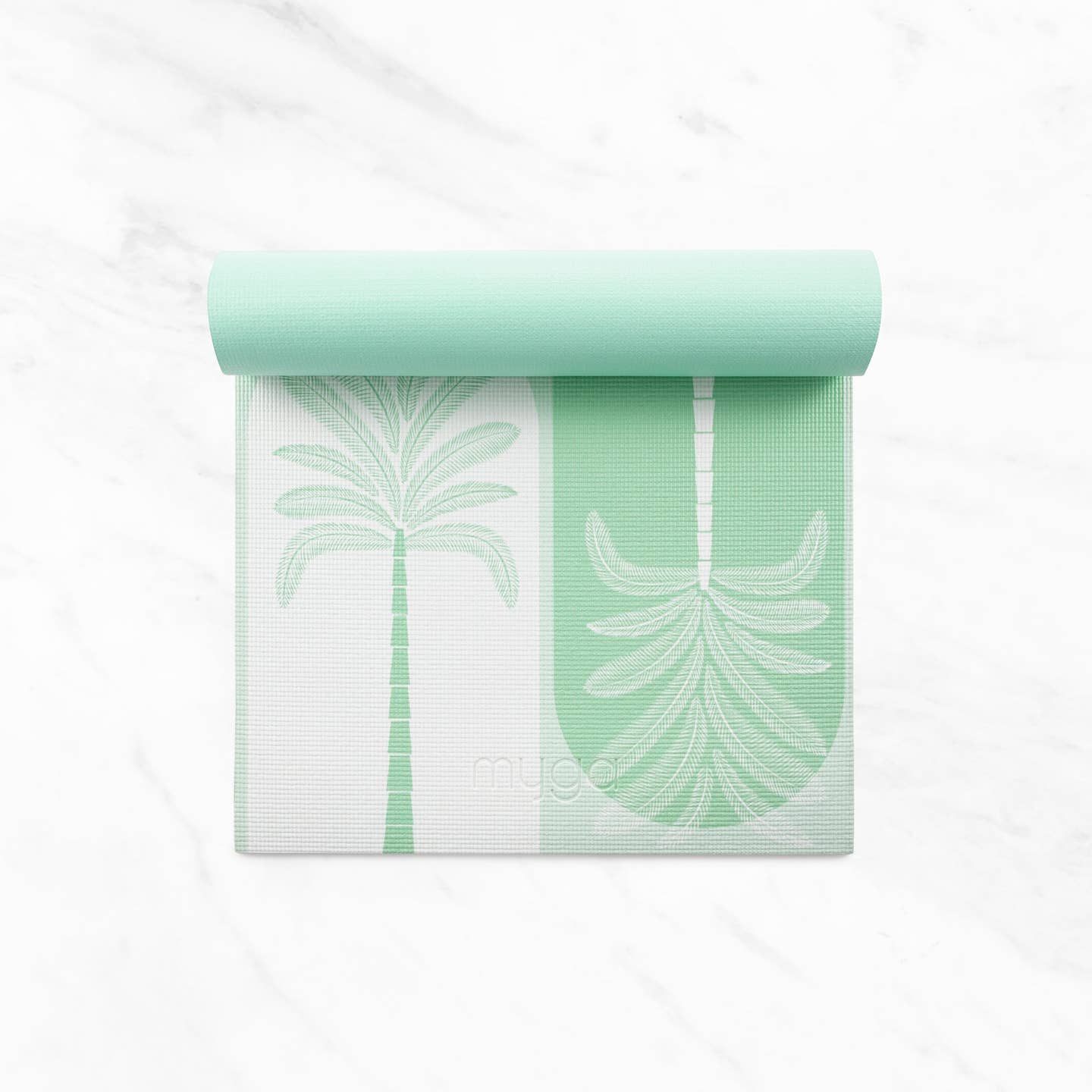 Printed Yoga Mat 6MM - Sage Palm Myga Eco