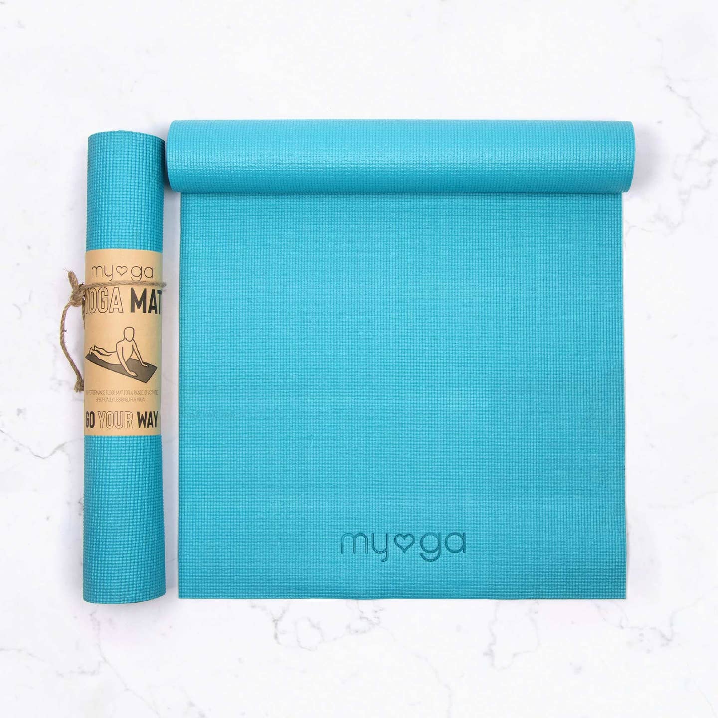 Non Slip Exercise Yoga Mat (4MM) Myga Eco