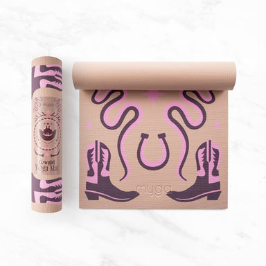 Printed Yoga Mat 6MM - Cowgirl Myga Eco