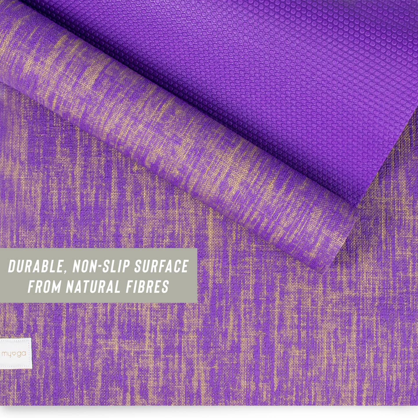 Jute Yoga Mat with Ultra Grip (5MM) Myga Eco