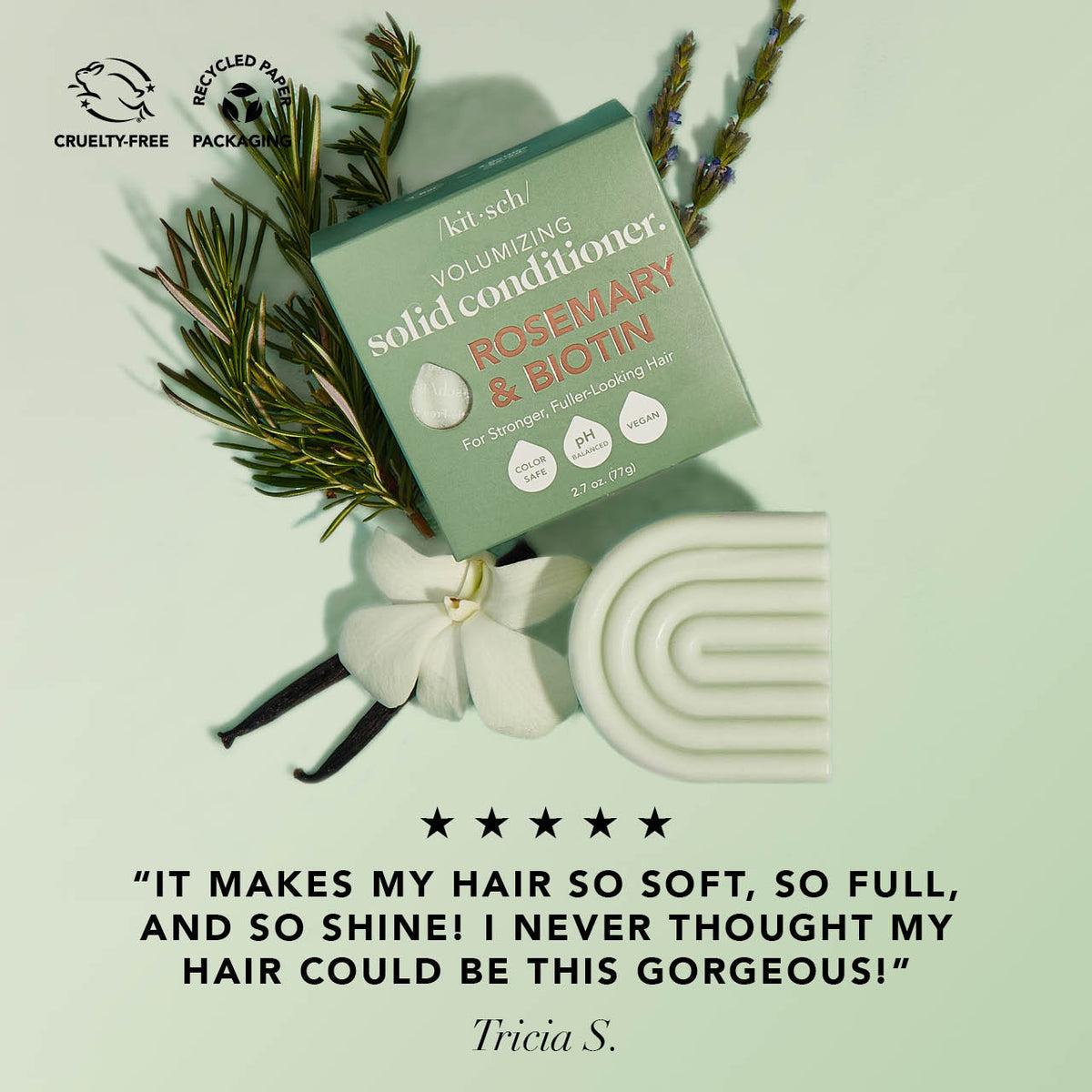 Rosemary & Biotin Volumizing Shampoo & Conditioner Combo KITSCH