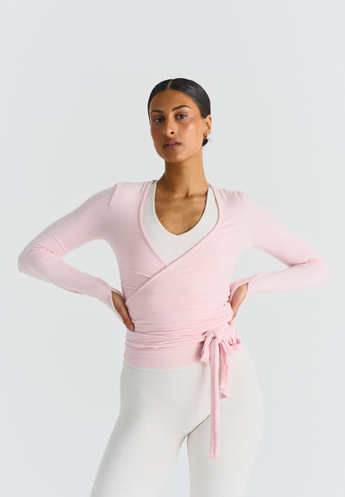 Soft Ballet Wrap Top - Ballet Slipper Sisterly Tribe