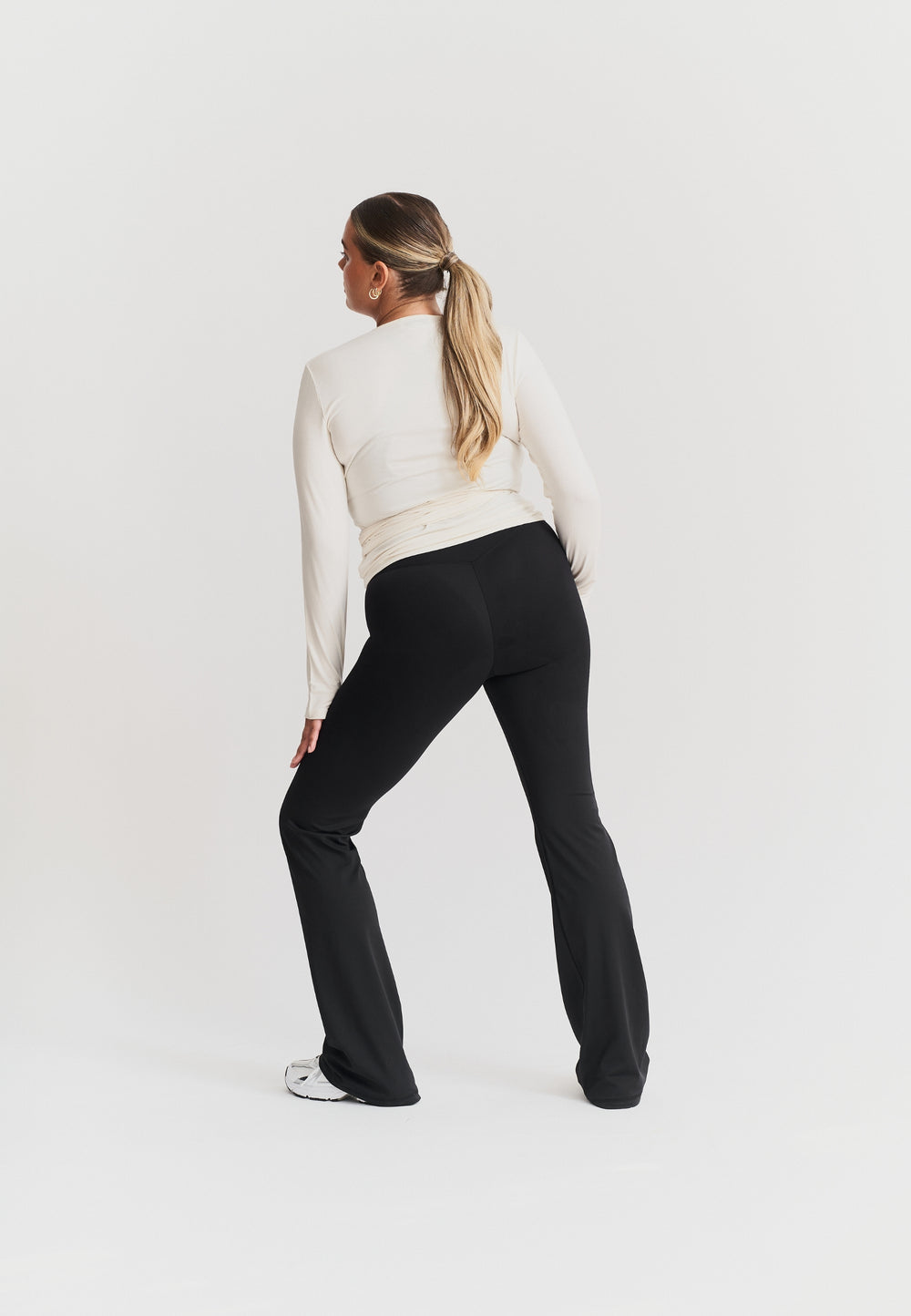 Soft Ballet Wrap Top - Off White Sisterly Tribe