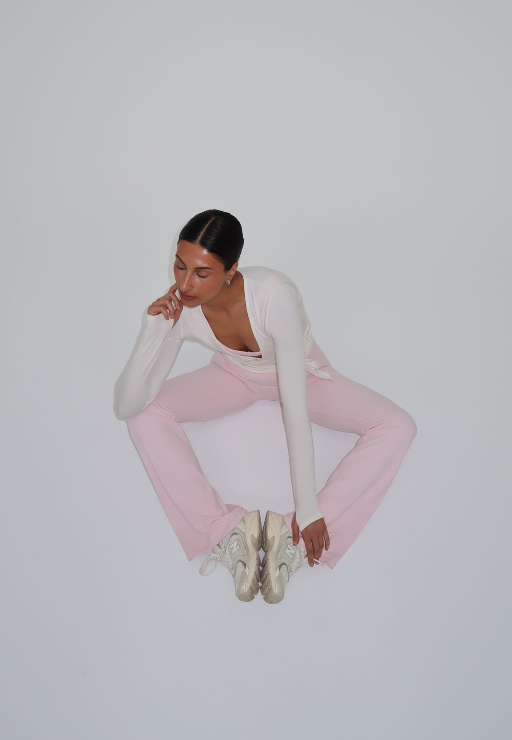 Softsculpt Flared Leggings - Marshmallow Sisterly Tribe