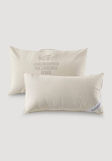 Support Pillow 3-Chambers with Down and Feathers Hessnatur