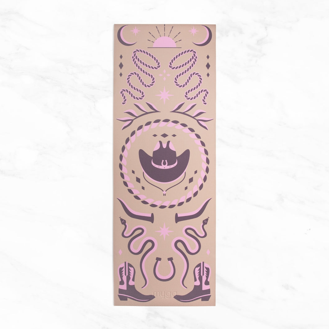 Printed Yoga Starter Kit - Cow Girl Myga Eco