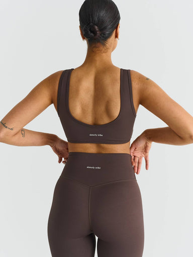 Softsculpt Deep V-Neck Bra - Espresso Sisterly Tribe