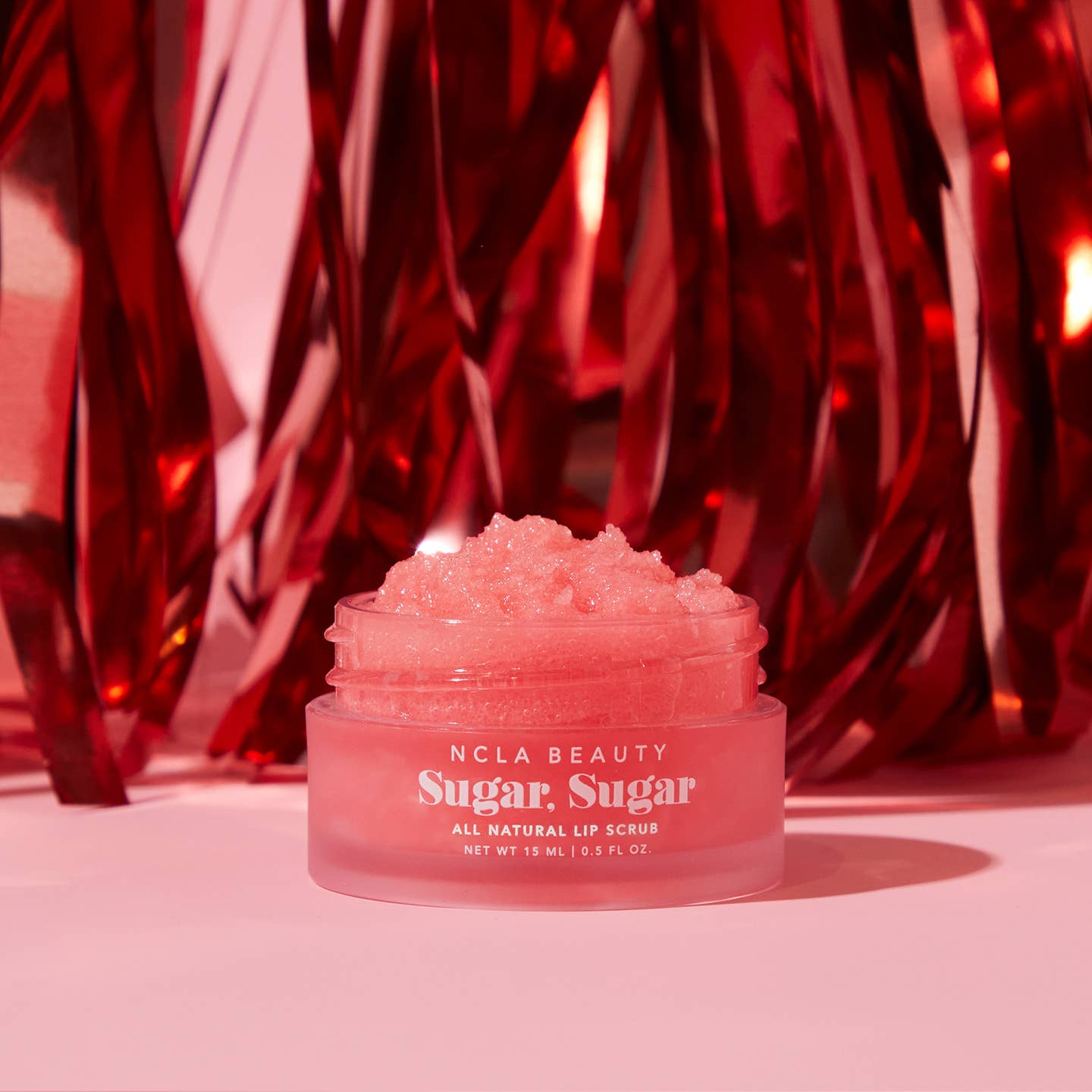 Sugar Sugar Pink Champagne Lip Scrub NCLA BEAUTY