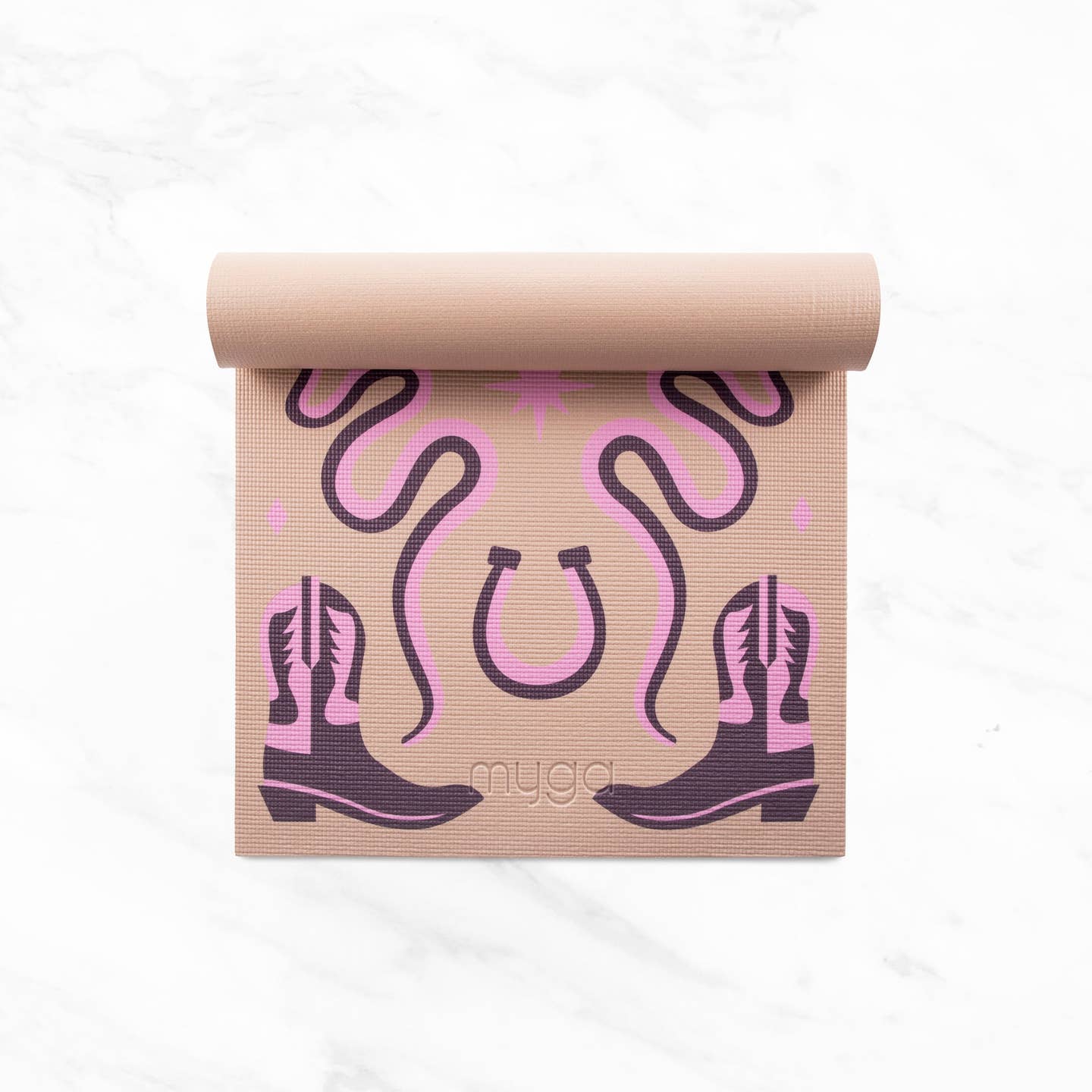 Printed Yoga Mat 6MM - Cowgirl Myga Eco