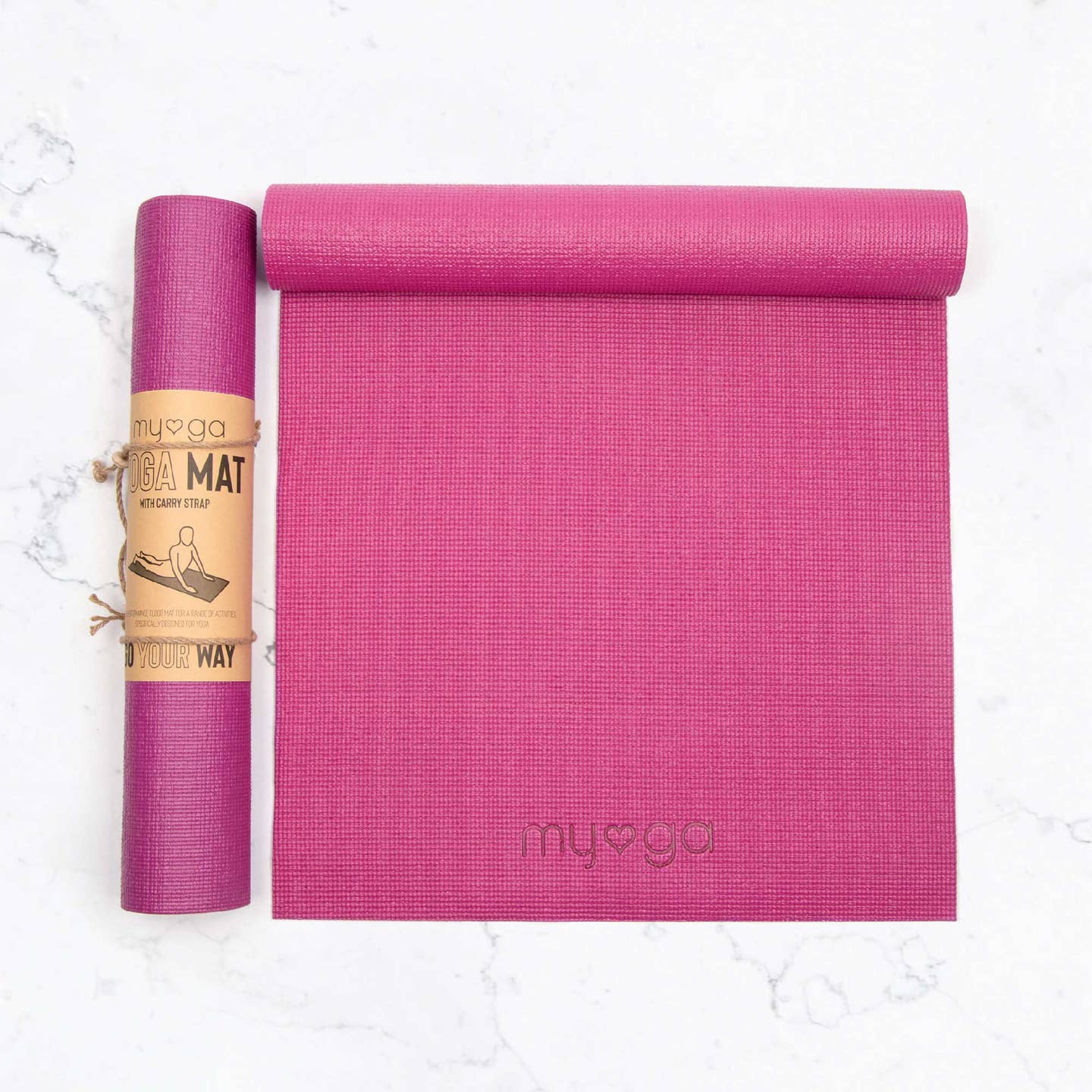 Non Slip Exercise Yoga Mat (4MM) Myga Eco