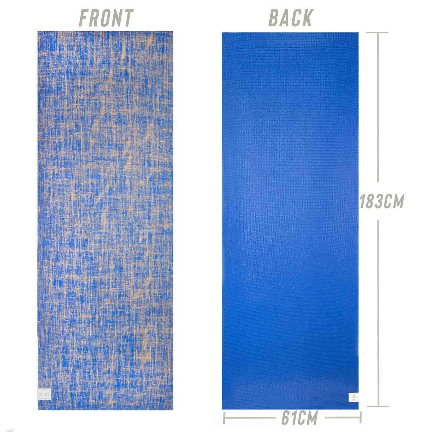 Jute Yoga Mat with Ultra Grip (5MM) Myga Eco