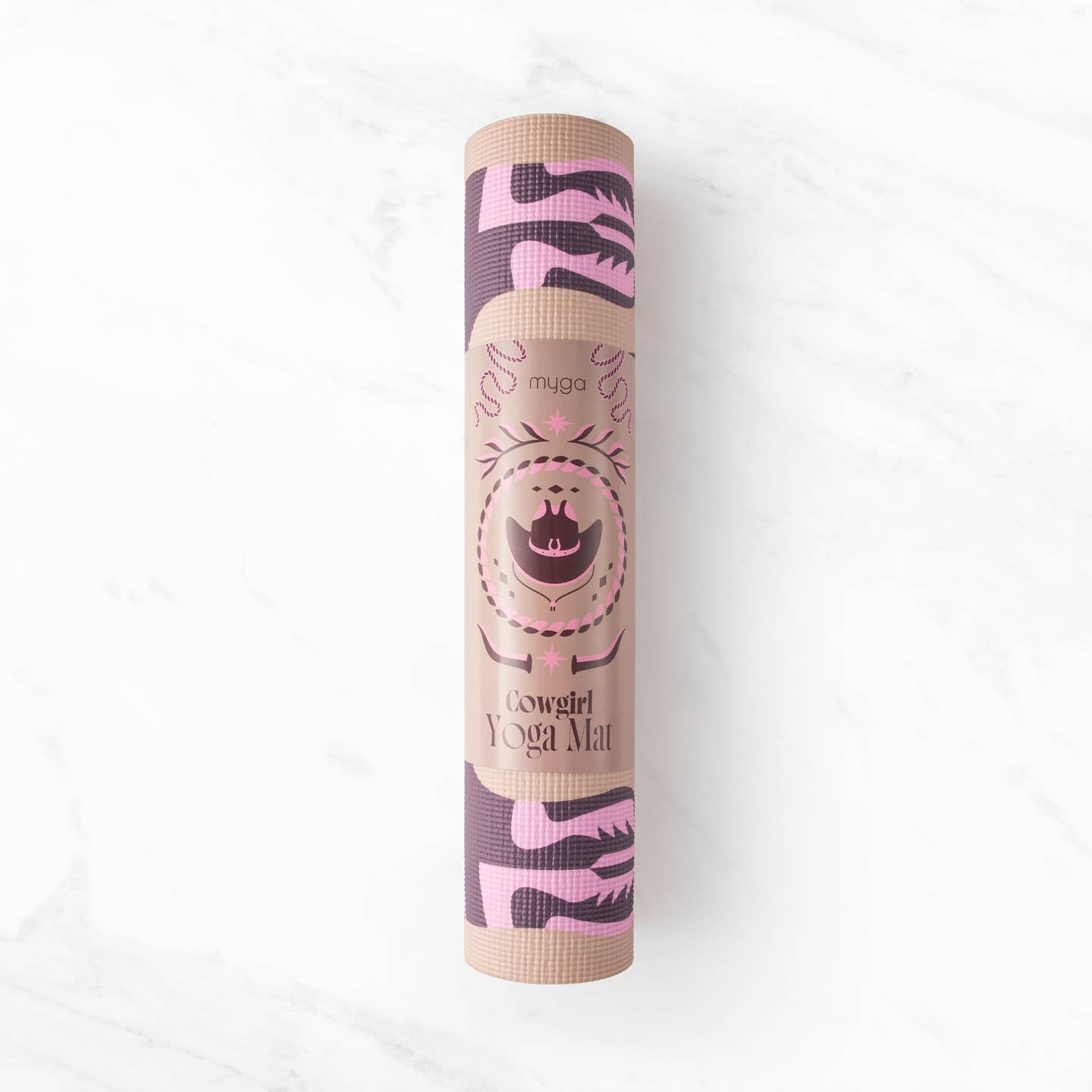 Printed Yoga Mat 6MM - Cowgirl Myga Eco