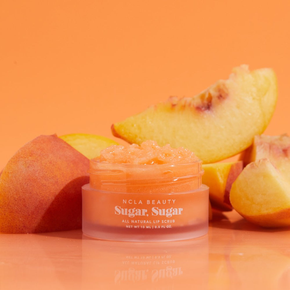 Sugar Sugar Peach Lip Scrub NCLA BEAUTY
