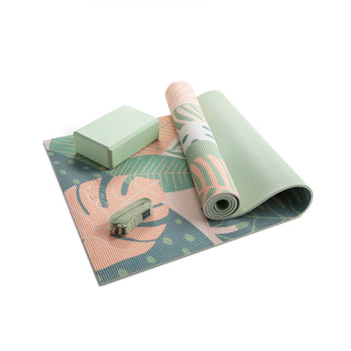 Printed Yoga Starter Kit - Palm Sugarmat