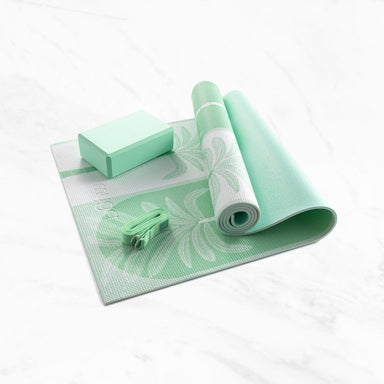 Printed Yoga Starter Kit - Sage Palm Myga Eco