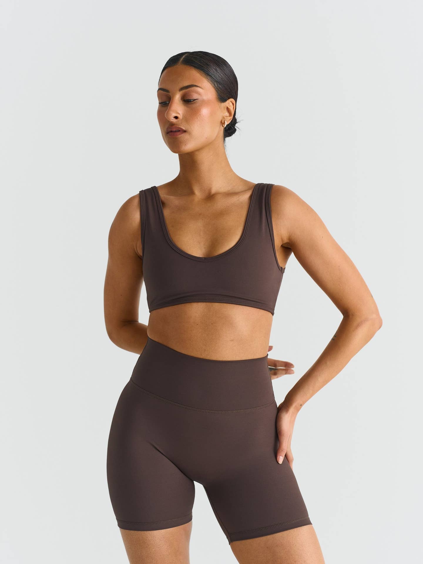 Softsculpt Deep V-Neck Bra - Espresso Sisterly Tribe