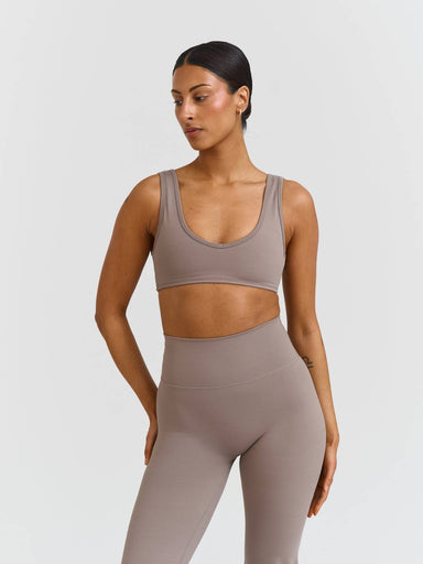 Softsculpt Deep V-Neck Bra - Clay Sisterly Tribe