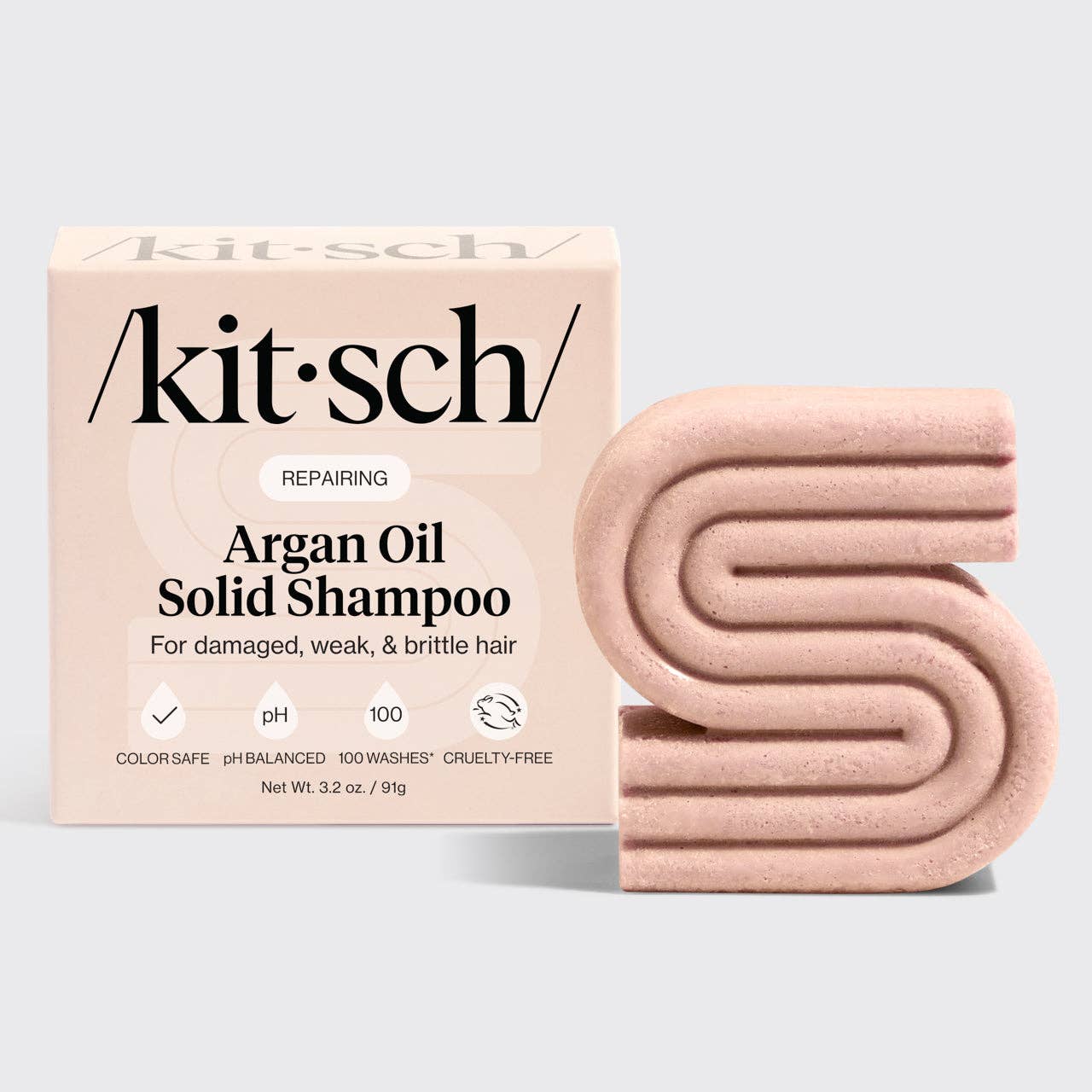 Repairing Argan Oil Shampoo Bar KITSCH