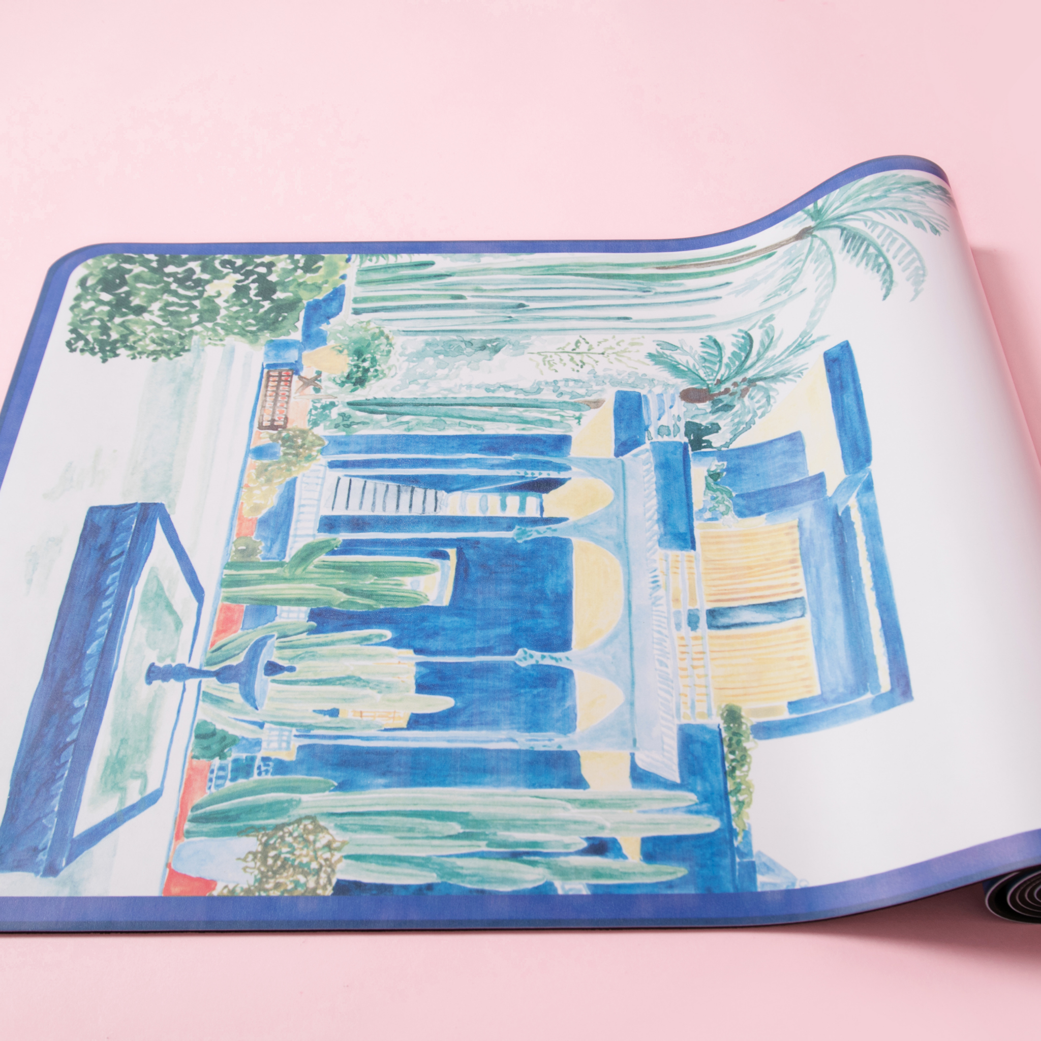 Jardin Majorelle - Natural Rubber Yoga Mat (3MM) Sugarmat