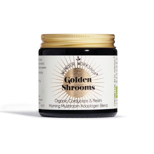 Golden Shrooms - mushroom adaptogen blend (40g) Wunder Workshop