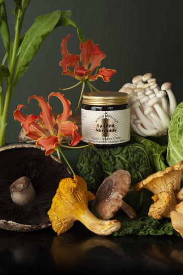 Golden Shrooms - mushroom adaptogen blend (40g) Wunder Workshop