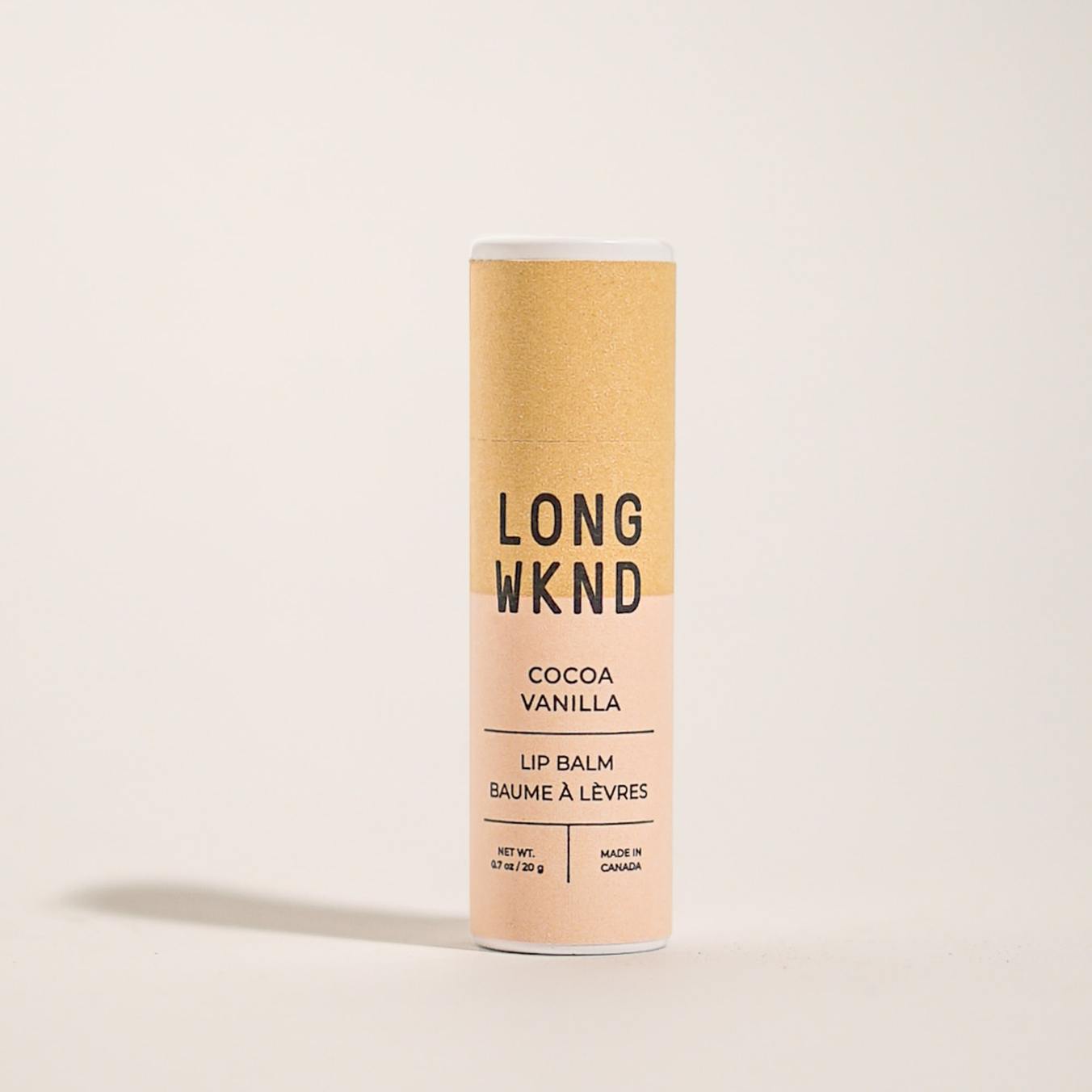 Lip Balm Cocoa Vanilla Habitat By Pela - LONG WKND