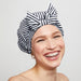 Stripe Satin Shower Cap KITSCH