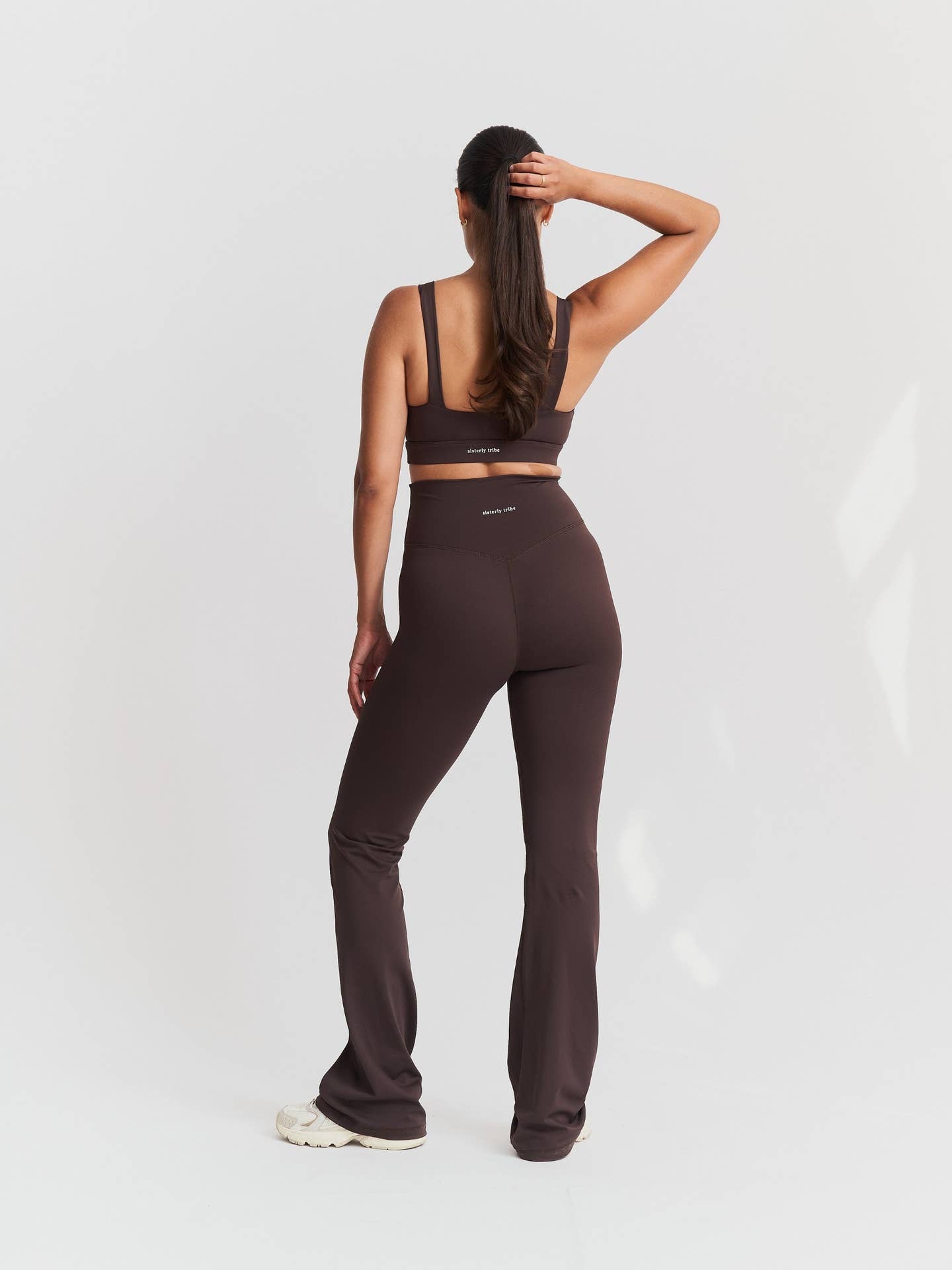 Softsculpt Flared Leggings - Espresso Sisterly Tribe