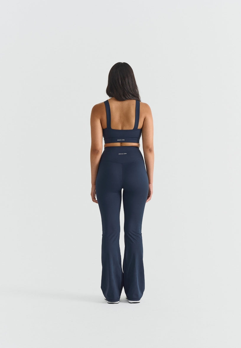 Softsculpt Flared Leggings - Navy Sisterly Tribe