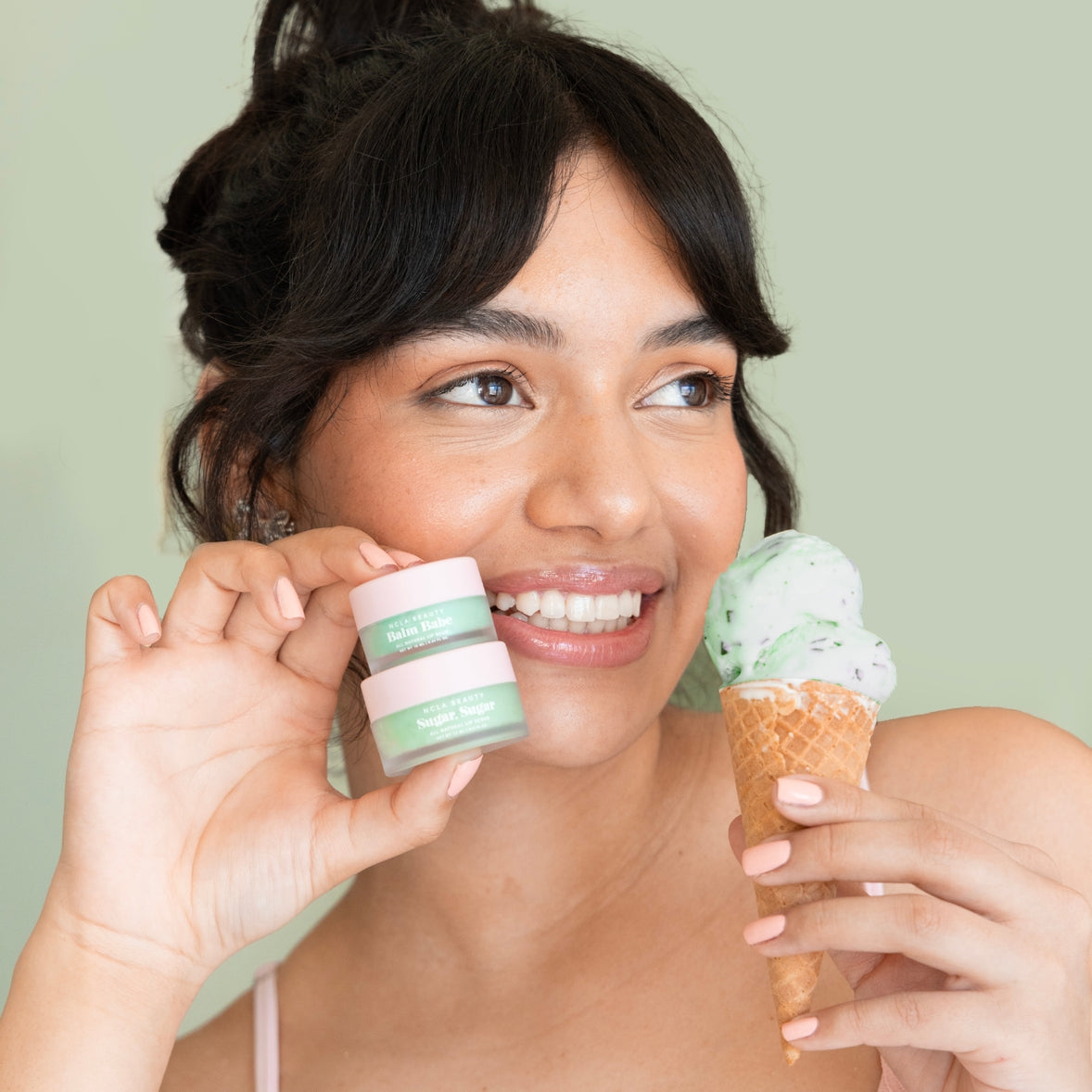 Balm Babe Mint Gelato Lip Balm NCLA BEAUTY